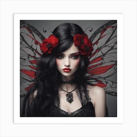 Gothic Fairy 1 Art Print