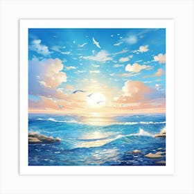 Seascape Art Print