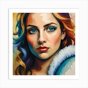 Portrait oa woman Art Print