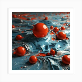 Red Balls Art Print