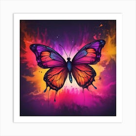 Colorful Butterfly 151 Art Print