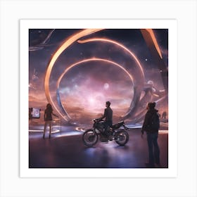 Futuristic Space Station Art Print