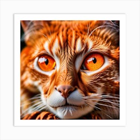 Orange Cat 1 Art Print