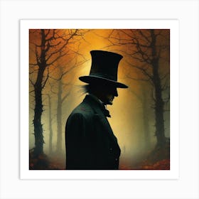 Man In A Top Hat 1 Art Print