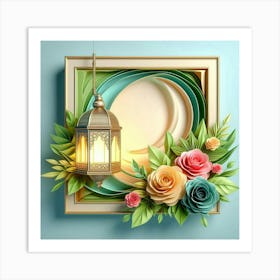 Islamic Ramadan Background 9 Art Print