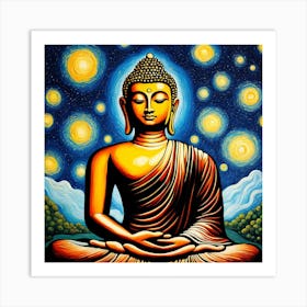 Buddha Painting Art Print