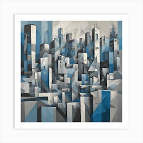 Abstract Cityscape 10 Art Print