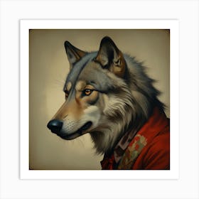 Mr. Wolf Art Print