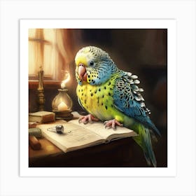 Budgie Bird 2 Art Print