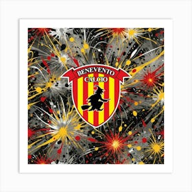 Benevento Calcio Logo Wall Art 15 Art Print