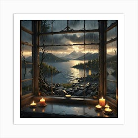 Window View Art Print