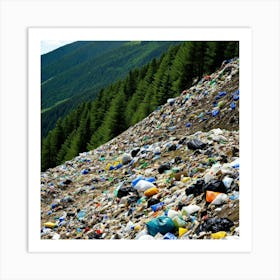 Garbage Mountain Art Print