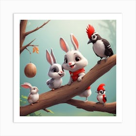 Easter Bunny Art Print