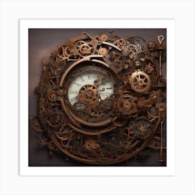 Clock - Clock Stock Videos & Royalty-Free Footage Art Print