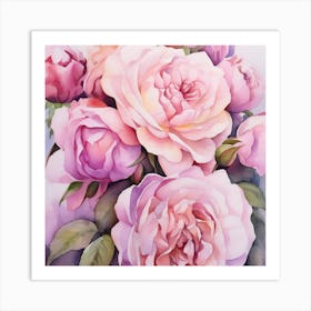 English Roses Art Print