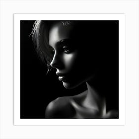 Portrait Of A Woman 18 Art Print