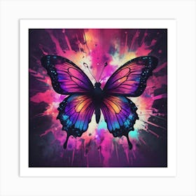 Butterfly Painting 255 Art Print