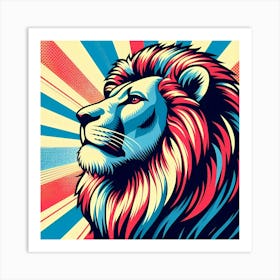 Pop Lion Art Print