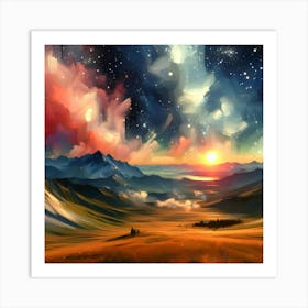 Astral Aura 12 Art Print