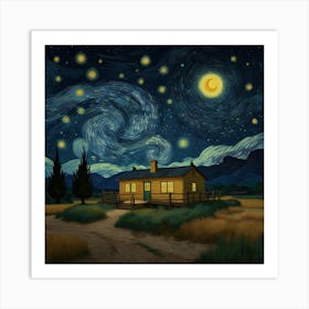 Starry Night 2 Art Print