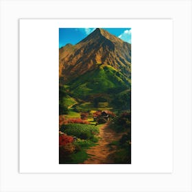 Hawaiian Landscape Art Print