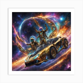 Space Explorers Art Print