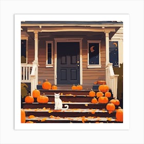 Halloween Pumpkins 12 Art Print