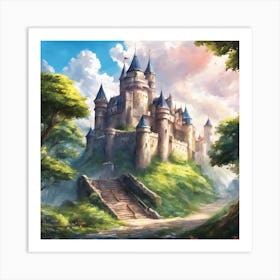 Fairytale Castle 21 Art Print