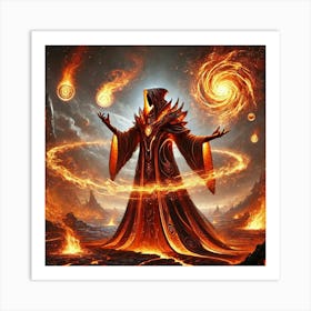 Ember Sage Fire Mastery Battlefield Affiche