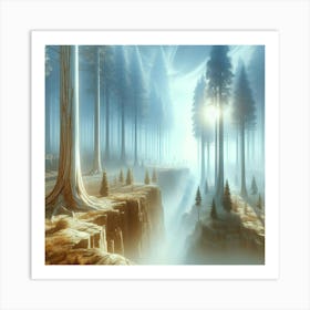 Fantasy Forest - Fantasy Stock Videos & Royalty-Free Footage Art Print