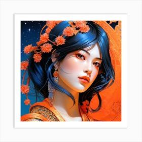 Exotic Beauty Artwork 242 Art Print