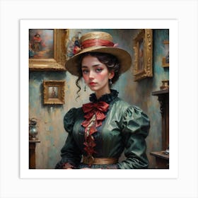 Victorian Woman Art Print