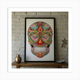 Sugar Skull 1 Art Print