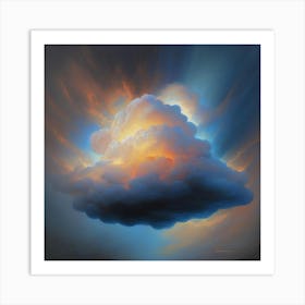 Plasma clouds Art Print