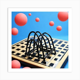 Chess Game 9 Art Print