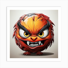 Angry Bird Art Print