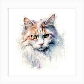 Suphalak Cat Portrait 3 Art Print