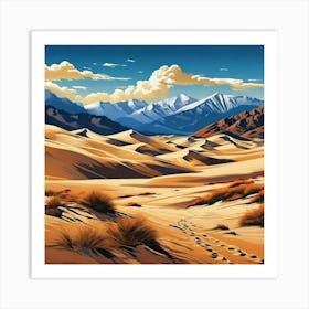 Great Sand Dunes National Park Art Print