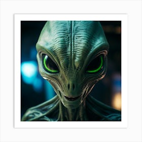 Alien Head 13 Art Print