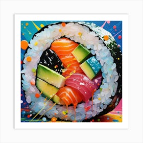 Sushi Art 6 Art Print