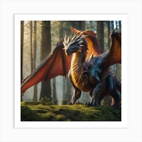 Fantasy Creatures" - Fantastical creatures like dragons, unicorns, or mythical beasts to life in stunning detail Art Print