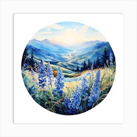 Lupines 5 Art Print