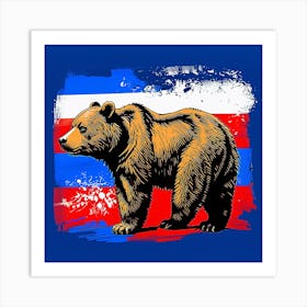 Russian Bear 2 Art Print