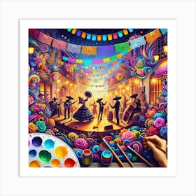 Mexican Street Art Art Print