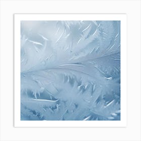 Frosty Window 1 Art Print