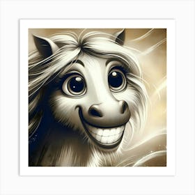 Happy Horse 1 Art Print