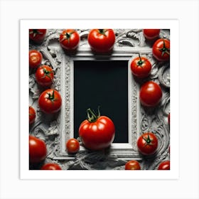 Tomatoes In A Frame 1 Art Print