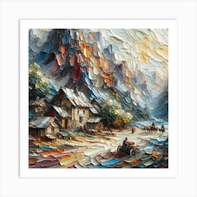 Russian Village Art Print