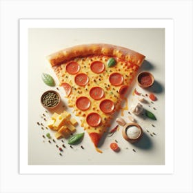 Pizza38 Art Print