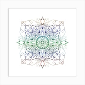 Colorful Mandala Art Print